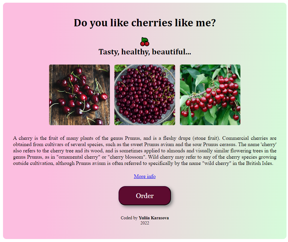 CherryApp Project Prewiew